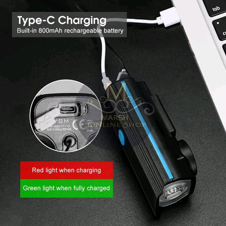 💥Outtobe Bicycle Lamp Headlight Multi-Function 2-In-1 Headlight With Speaker_img_3