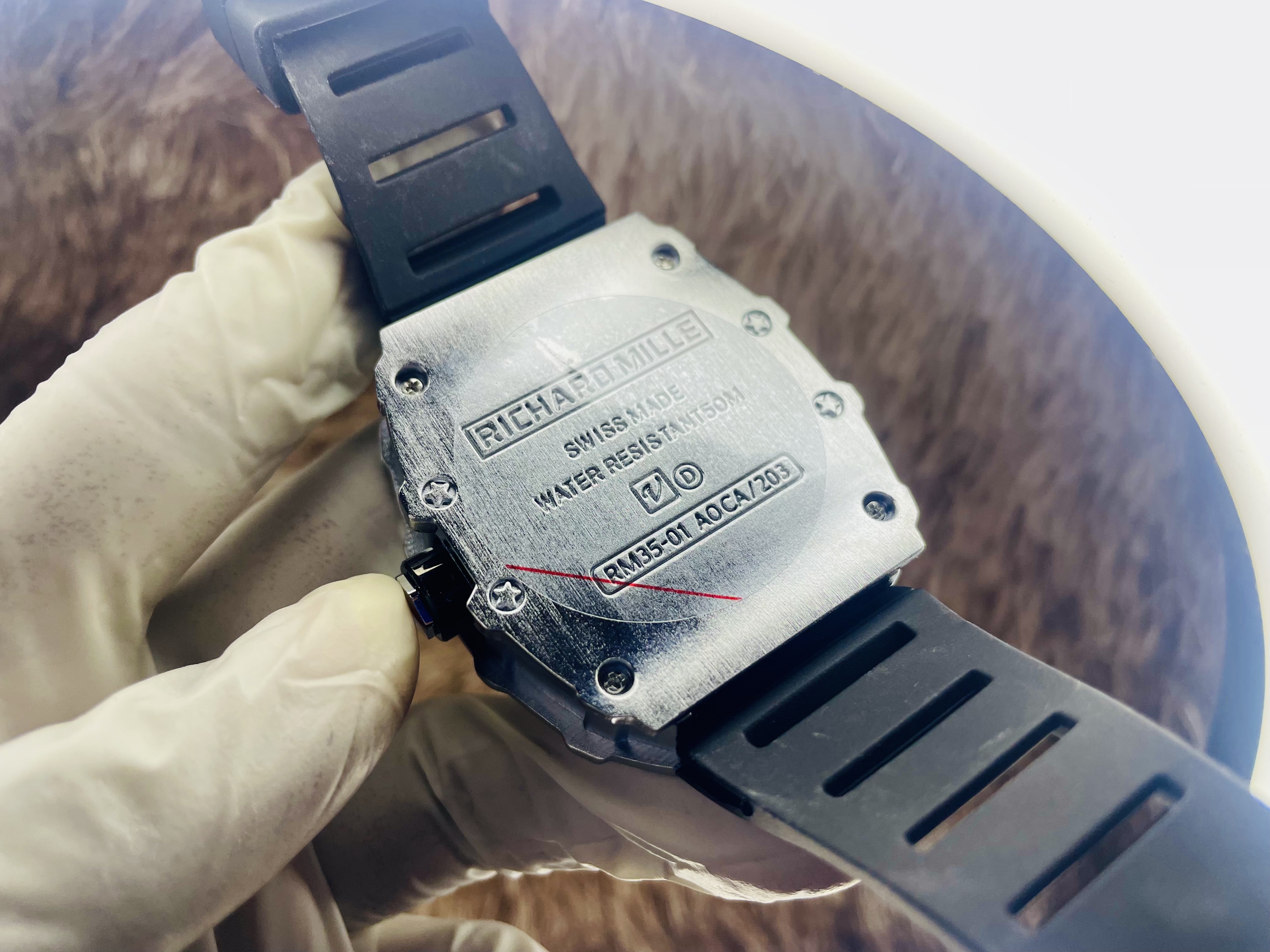 Richard Mille Watch (Silver Black) thumbnail 3