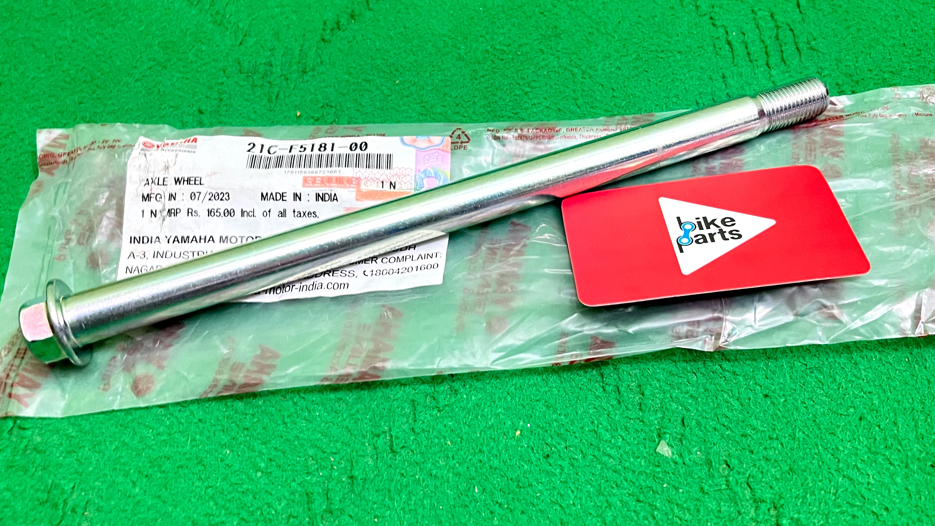 Axel Wheel (Sap Rod Front) For Yamaha FZS V1, FZS V2, FZS V3, FZS V4, Fazer V1, Fazer V2 bike. thumbnail 4