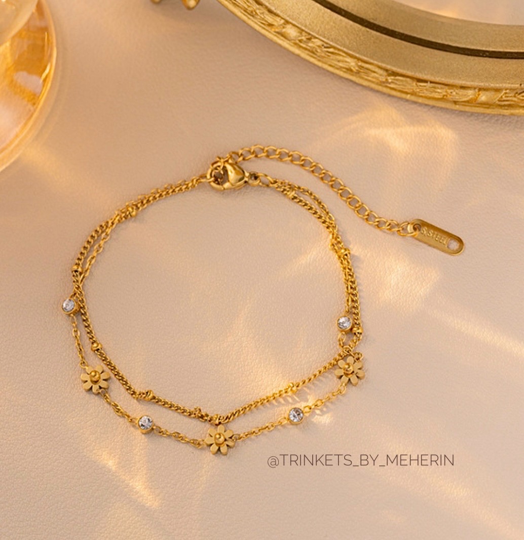 Double layer daisy bracelet_img_1