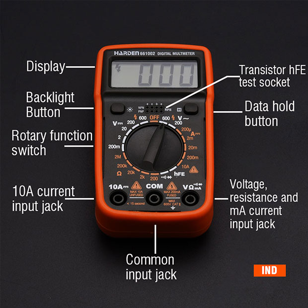 Harden Pocket Digital Multimeter 661002_img_1