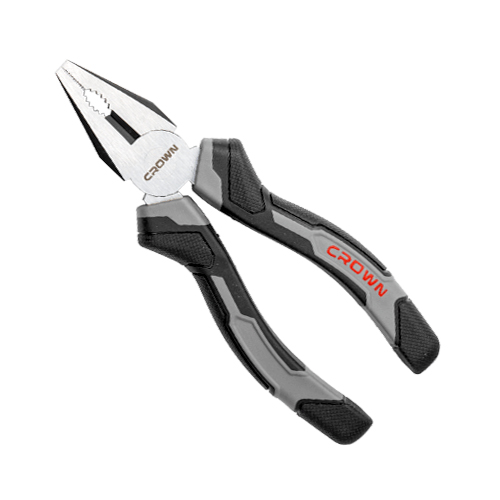 CROWN Professional Combination plier, ( 6" | 7" | 8" ), CR-V, Polishing after blackening; CPHPL- COA06