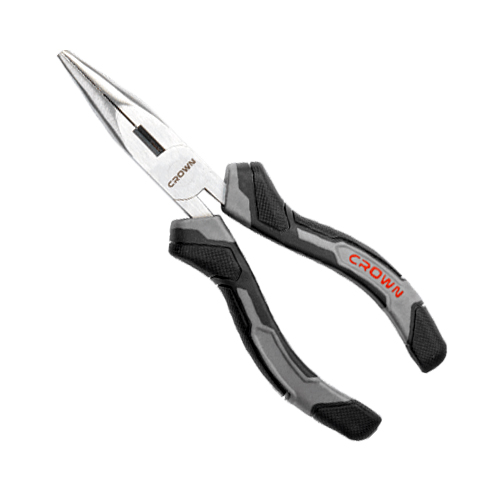 CROWN Professional Long nose plier, ( 6" | 8" ), CR-V, Polishing after blackening; CPHPL-LNA06_img_0