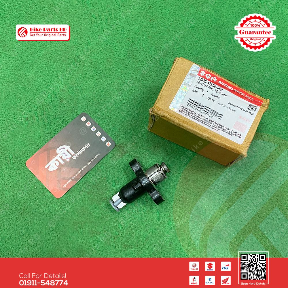 Timing Adjuster/Tensioner Assy for Suzuki Gixxer & Gixxer SF (New Model) bike. thumbnail 2