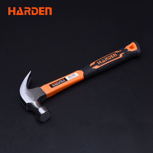 HARDEN 590215 16oz Claw Hammer, 500gm, Fiberglass Handle; 590215
