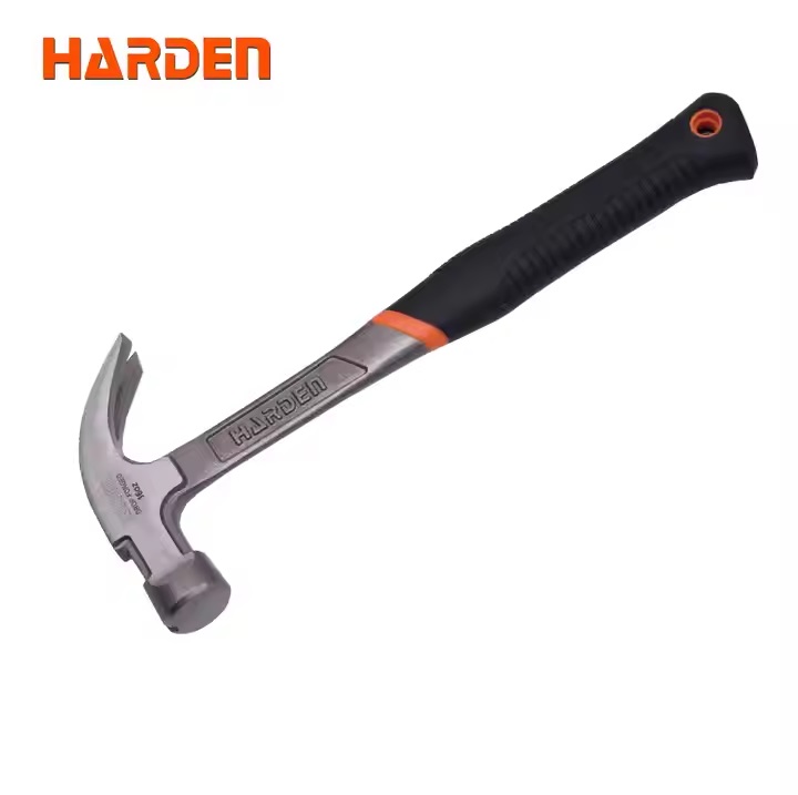 HARDEN Claw Hammer (250gm (8oz) | 500gm (16oz)), Steel Shaft with Rubber Handle; 590210 | 590211_img_0