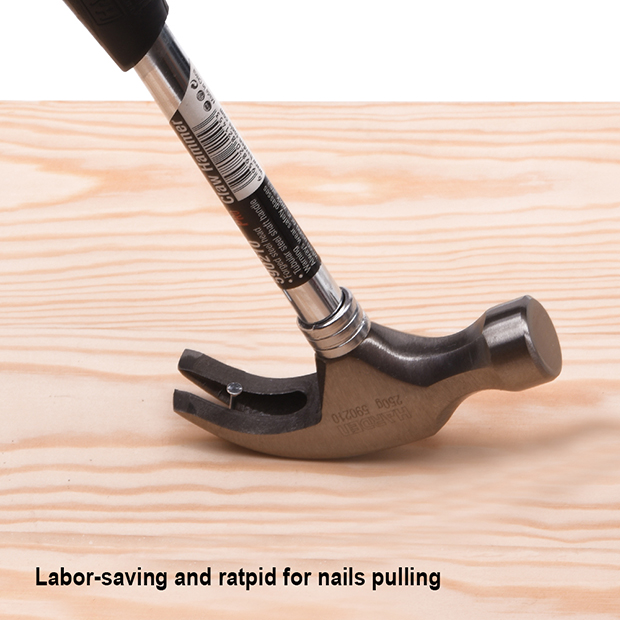 HARDEN Claw Hammer (250gm (8oz) | 500gm (16oz)), Steel Shaft with Rubber Handle; 590210 | 590211_img_4