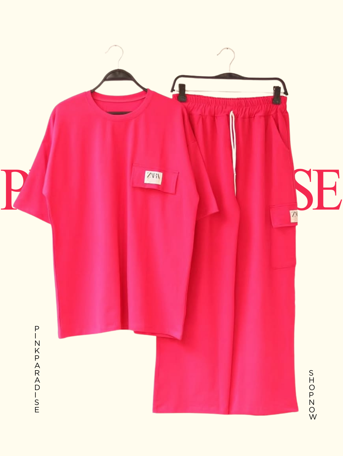 Ladies Tshirt and Trouser Set image 2