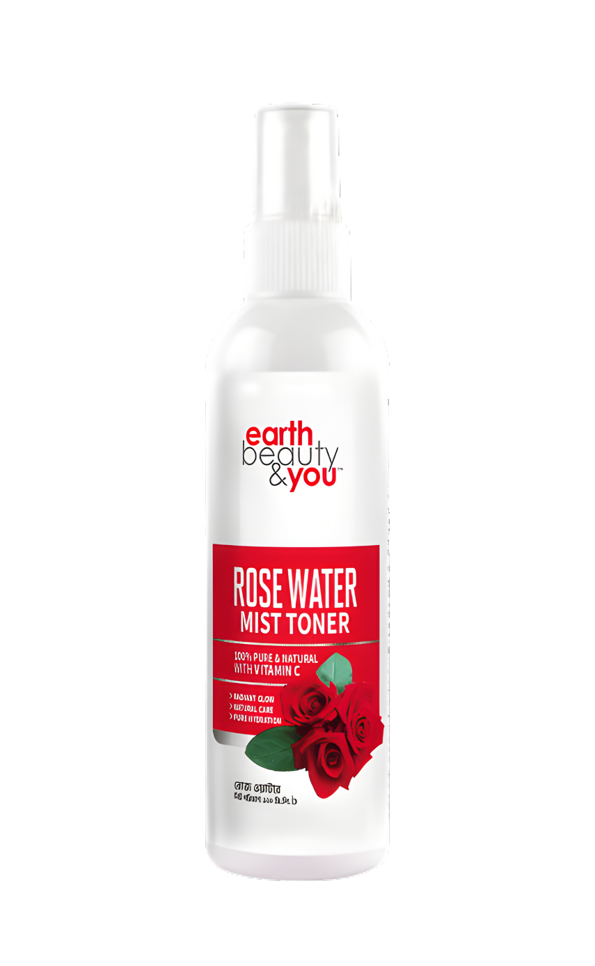 Earth Beauty & You Rose Water With Vitamin C Mist Toner-120 ml