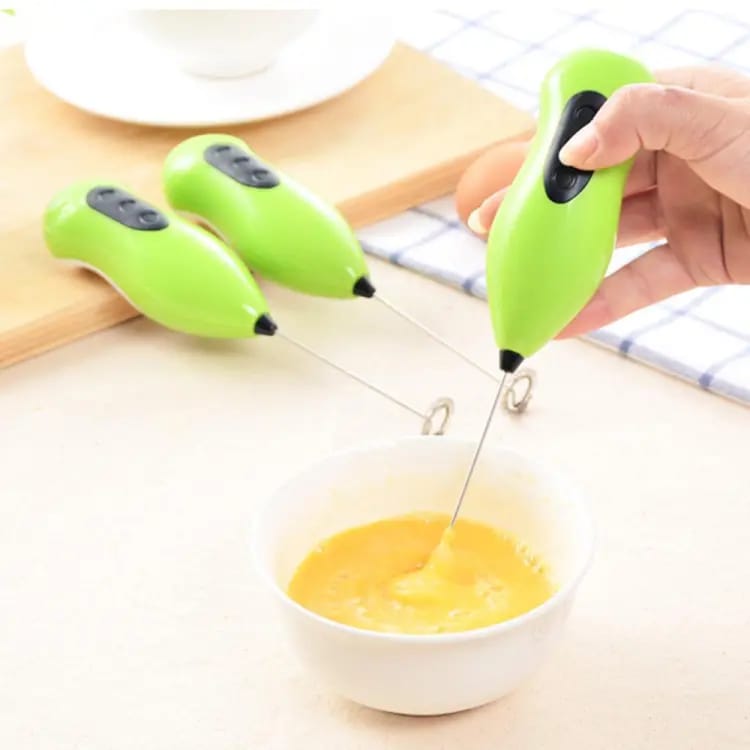 Electric Foam Maker for Milk, Coffee, Egg Beater, Juice, Cafe With battery_img_4