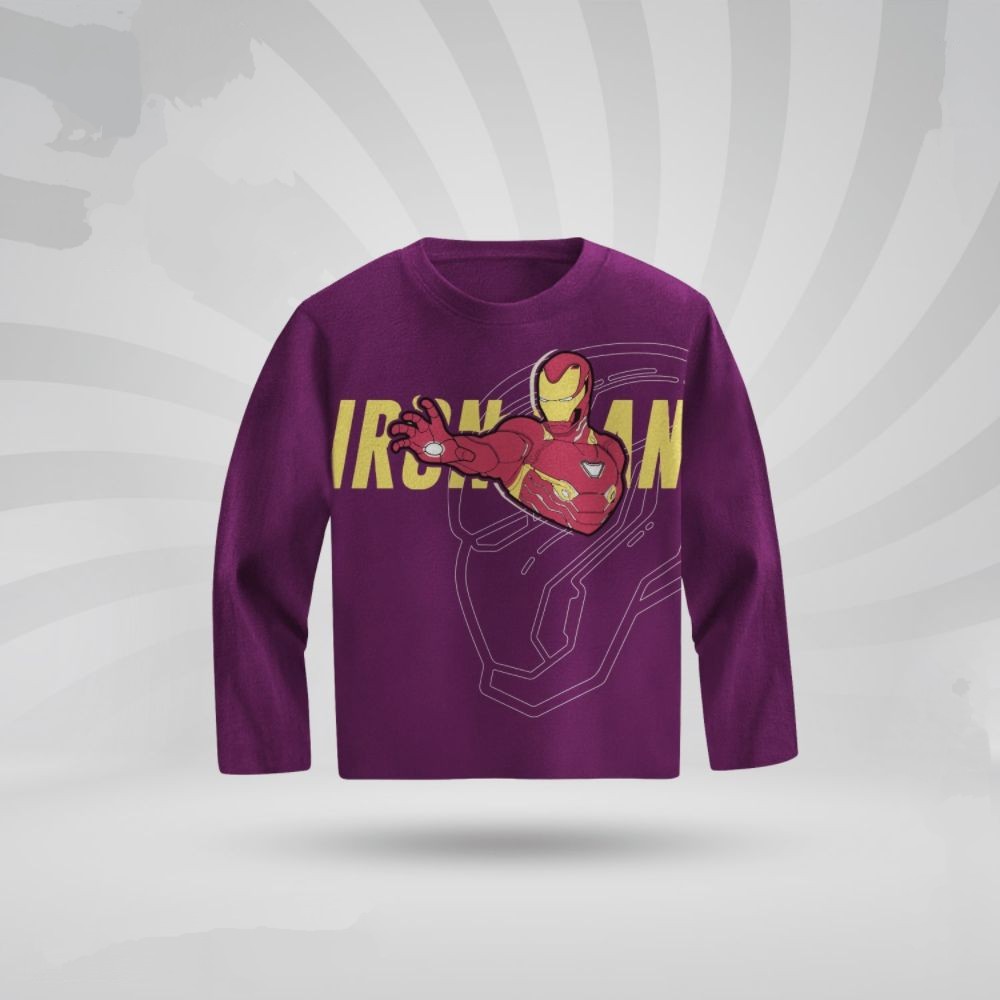 Kids Premium Full Sleeve T-Shirt -IRON MAN