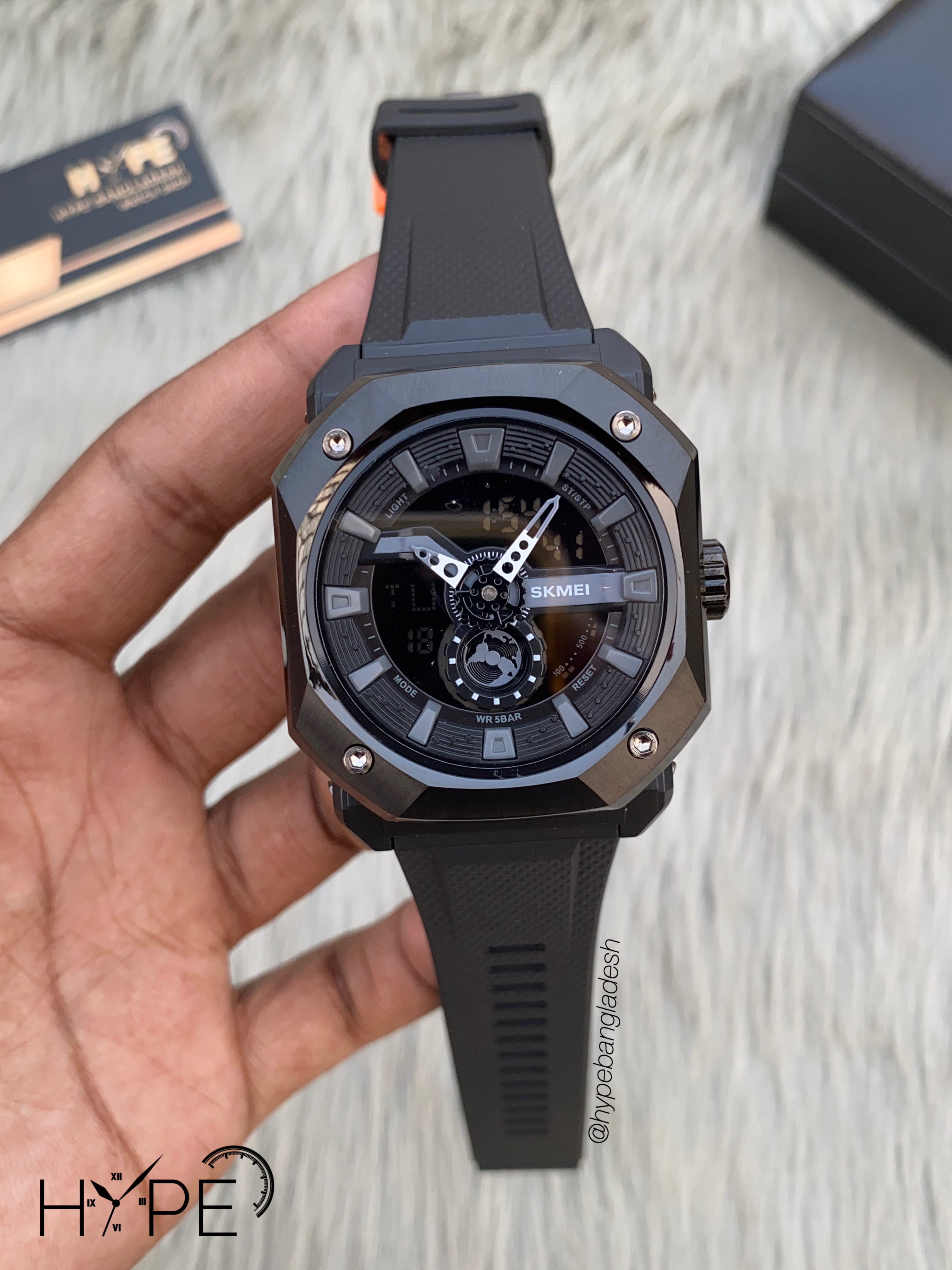 SKMEI dual-time (Black)