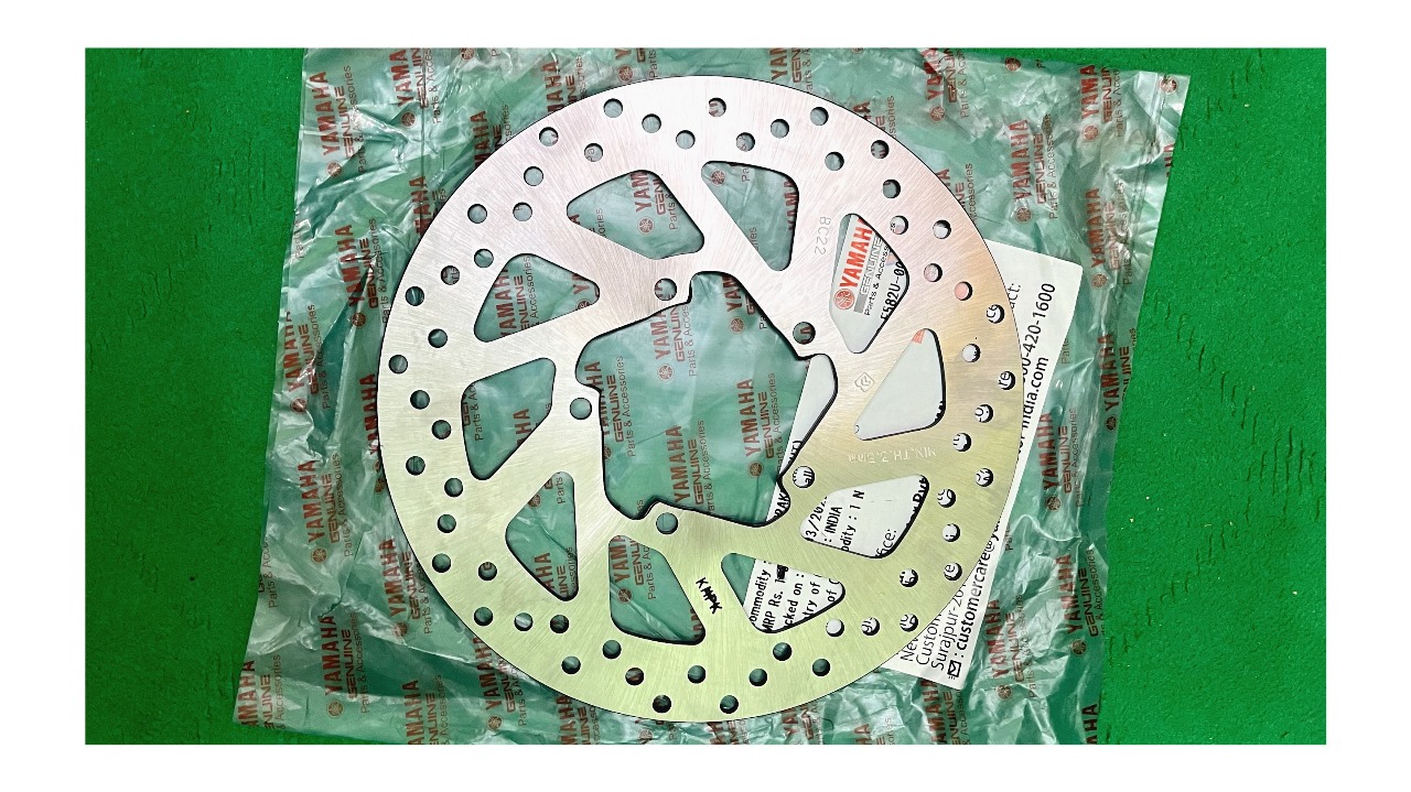 Break Disk Plate (Front) for Yamaha FZS V1, FZS V2 (Single Disk) Fazer V1, Fazer V2 bike. thumbnail 3
