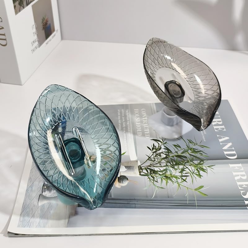 Portable Anti-slip Soap Holder Leaf Shape - লিফ শেইপ পোর্টেবল সোপ হোল্ডার_img_8