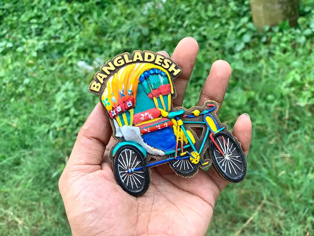 Rickshaw Fridge Magnet_img_0