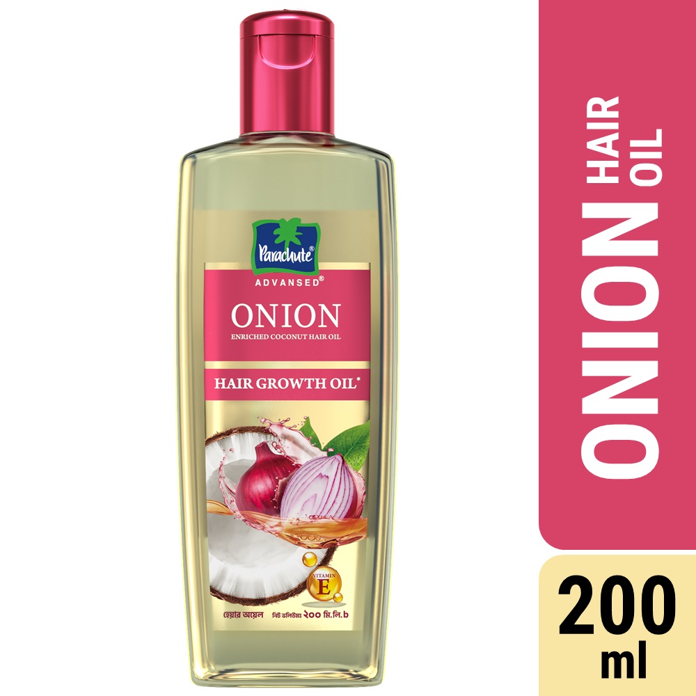 Parachute Advansed Secrets Onion Enriched Coconut Hair Growth Oil 200ml	(MRP: 215tk)