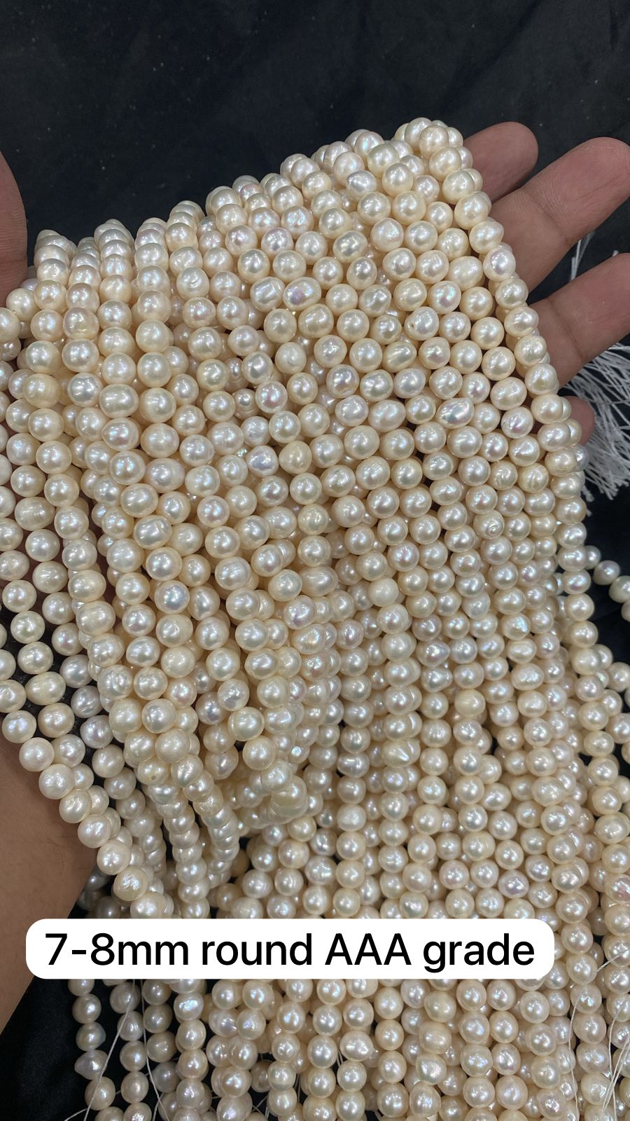 7/8 MM Round pearl Layer (A grade). একসঙ্গে ৬ লেয়ার নিতে হবে।_img_1