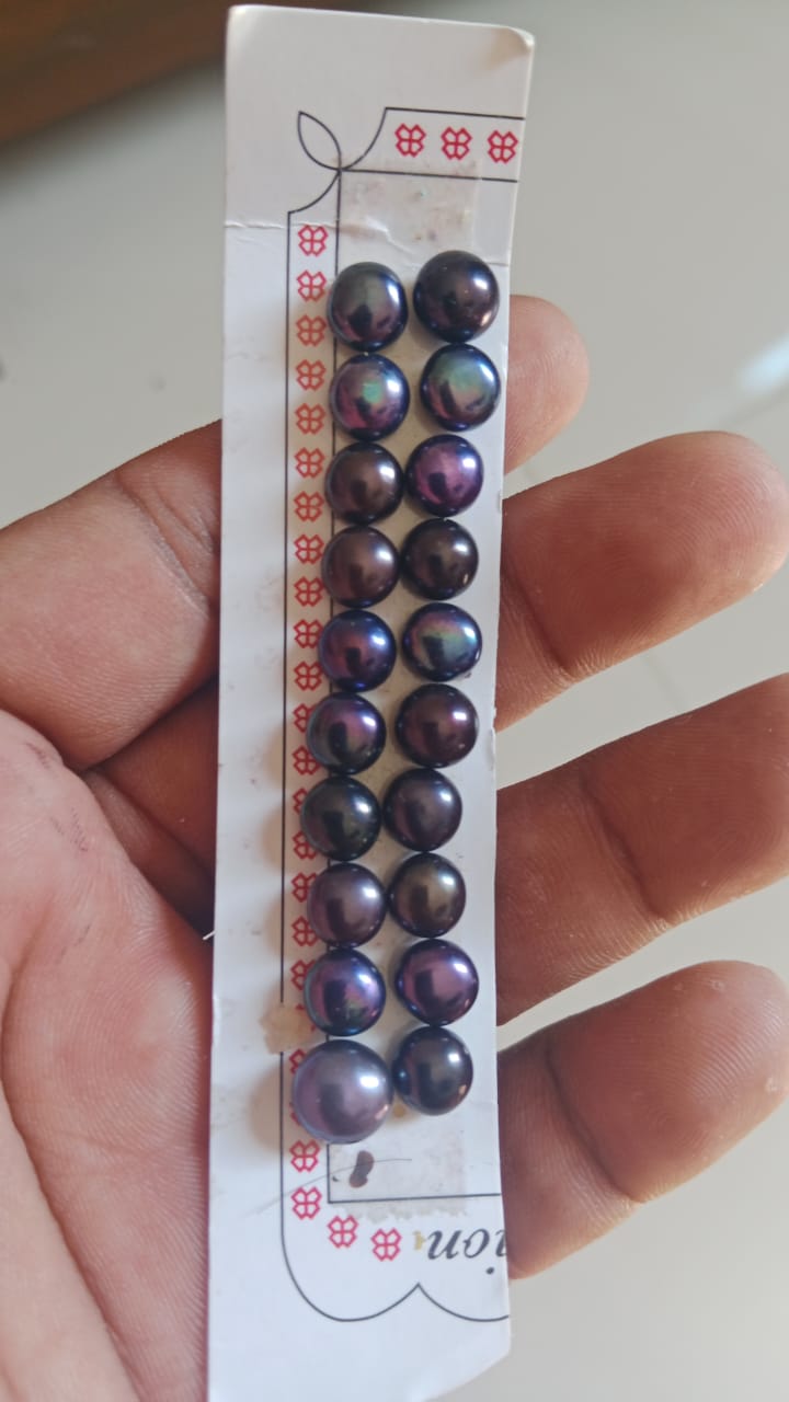 Loose Pearl 7 mm Black 1 PCS_img_0