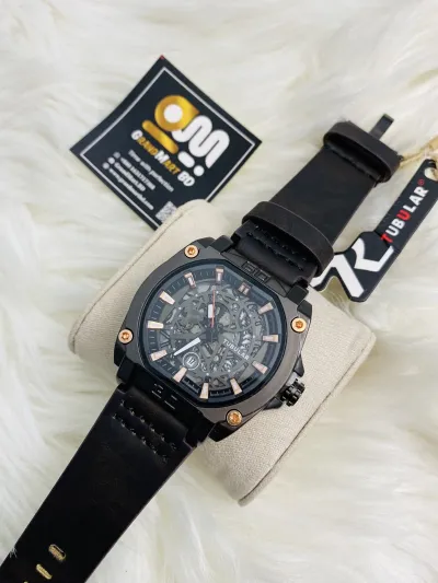 Tubular Men leather watch_img_2