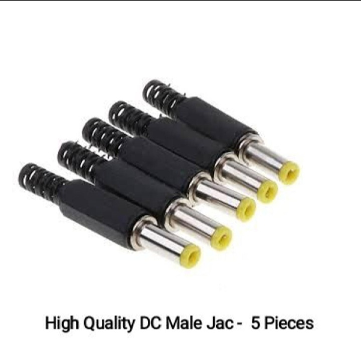 Dc jack pin 5.5mm best quality yellow head