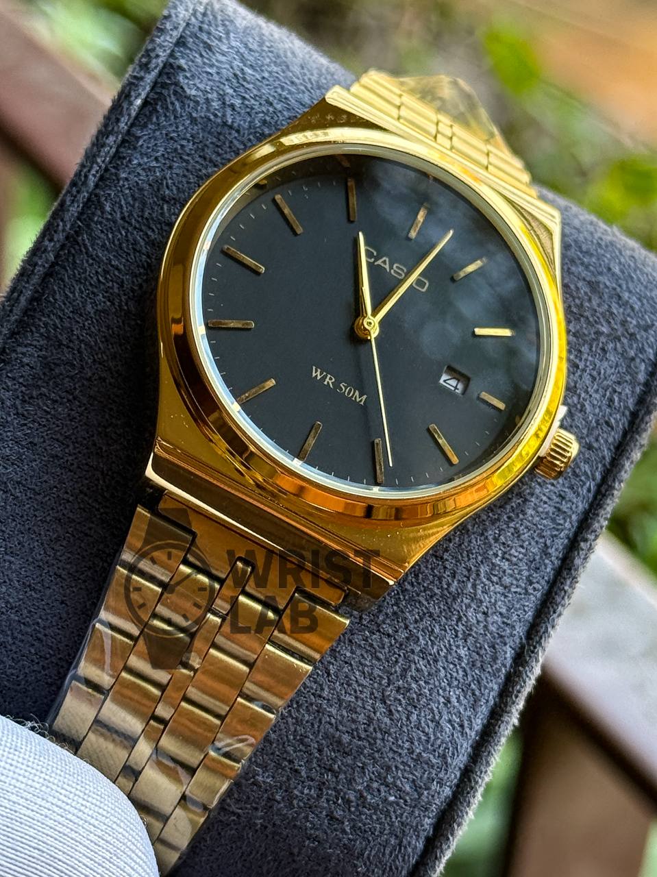 CASIO ENTICER CHAIN GOLDEN BLACK_img_1