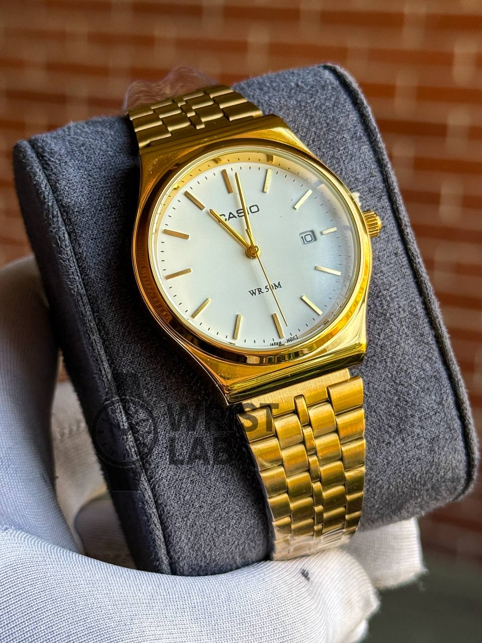 CASIO ENTICER CHAIN GOLDEN WHITE_img_0