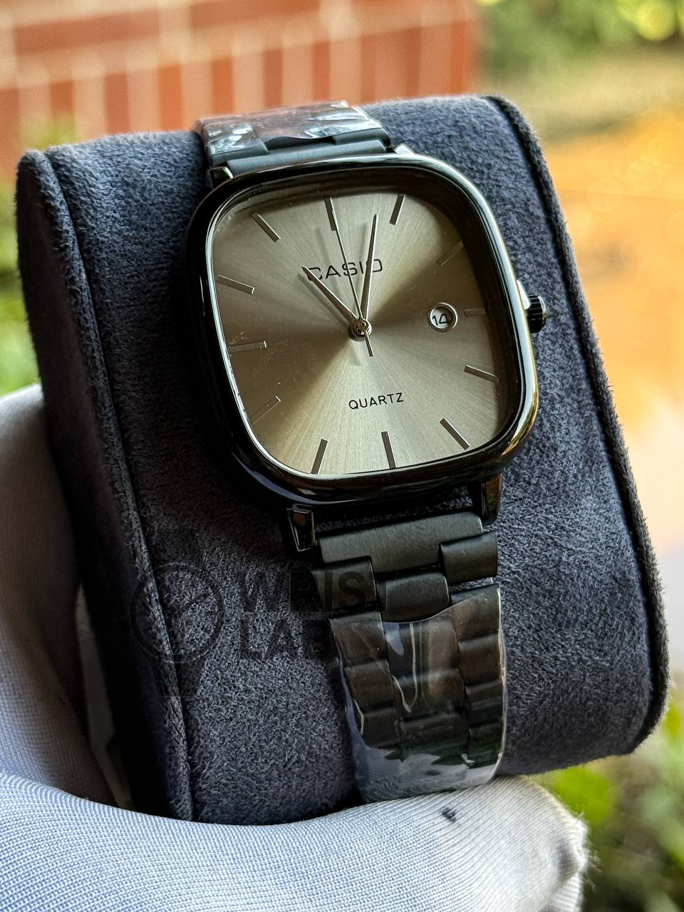 CASIO QUARTZ VINTAGE CHAIN BLACK GREY_img_1