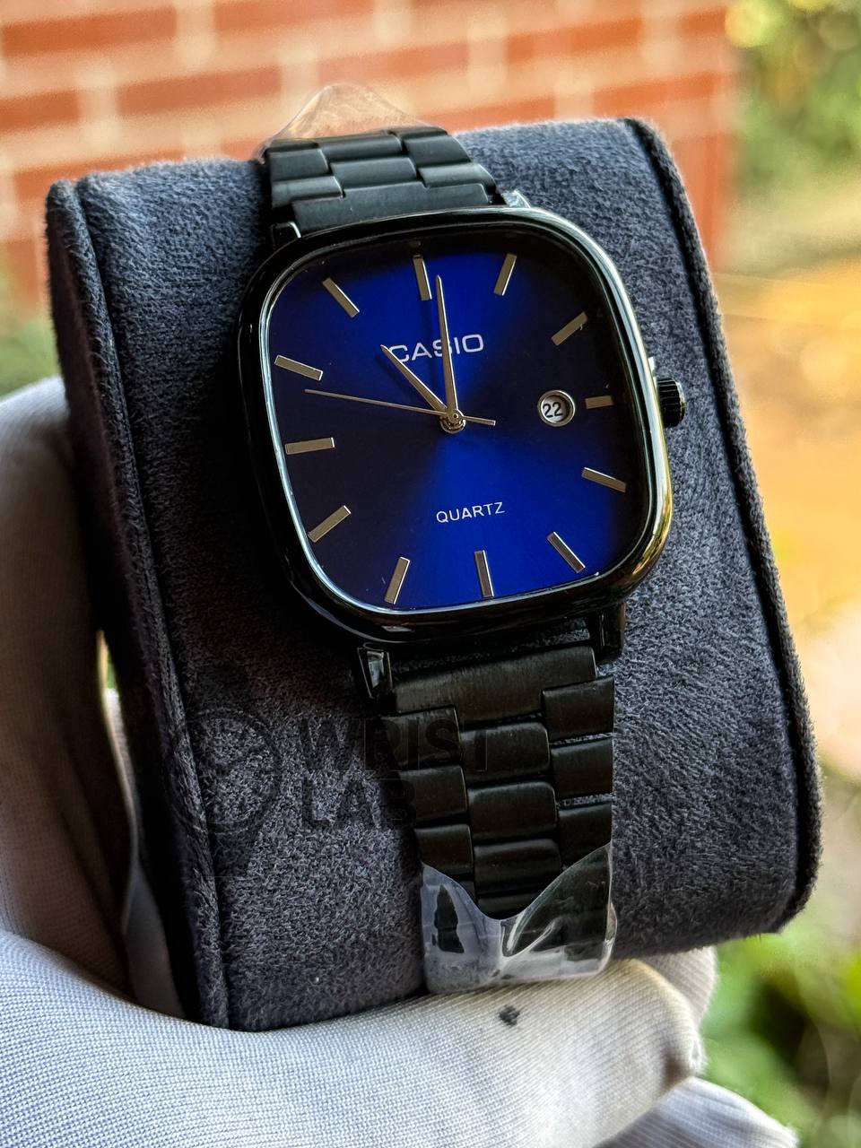 CASIO QUARTZ VINTAGE CHAIN BLACK BLUE_img_1