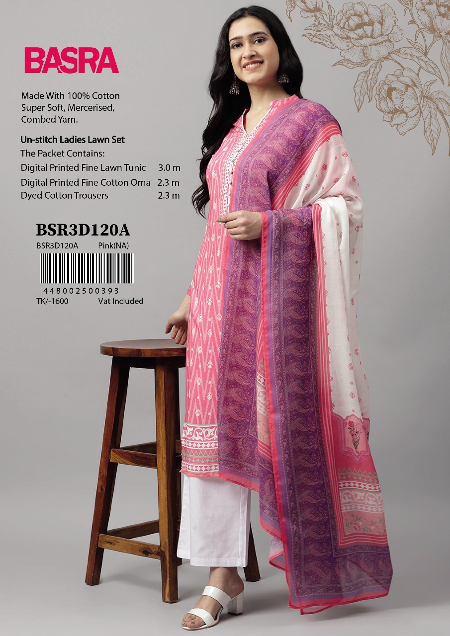 BASRA Unstiched 3 Pcs Set_img_0