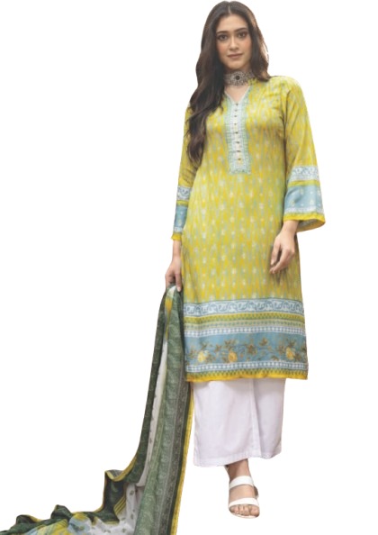 BASRA Unstiched 3 Pcs Set_img_1