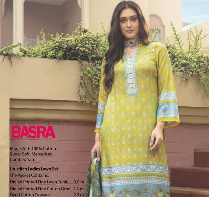 BASRA Unstiched 3 Pcs Set_img_0
