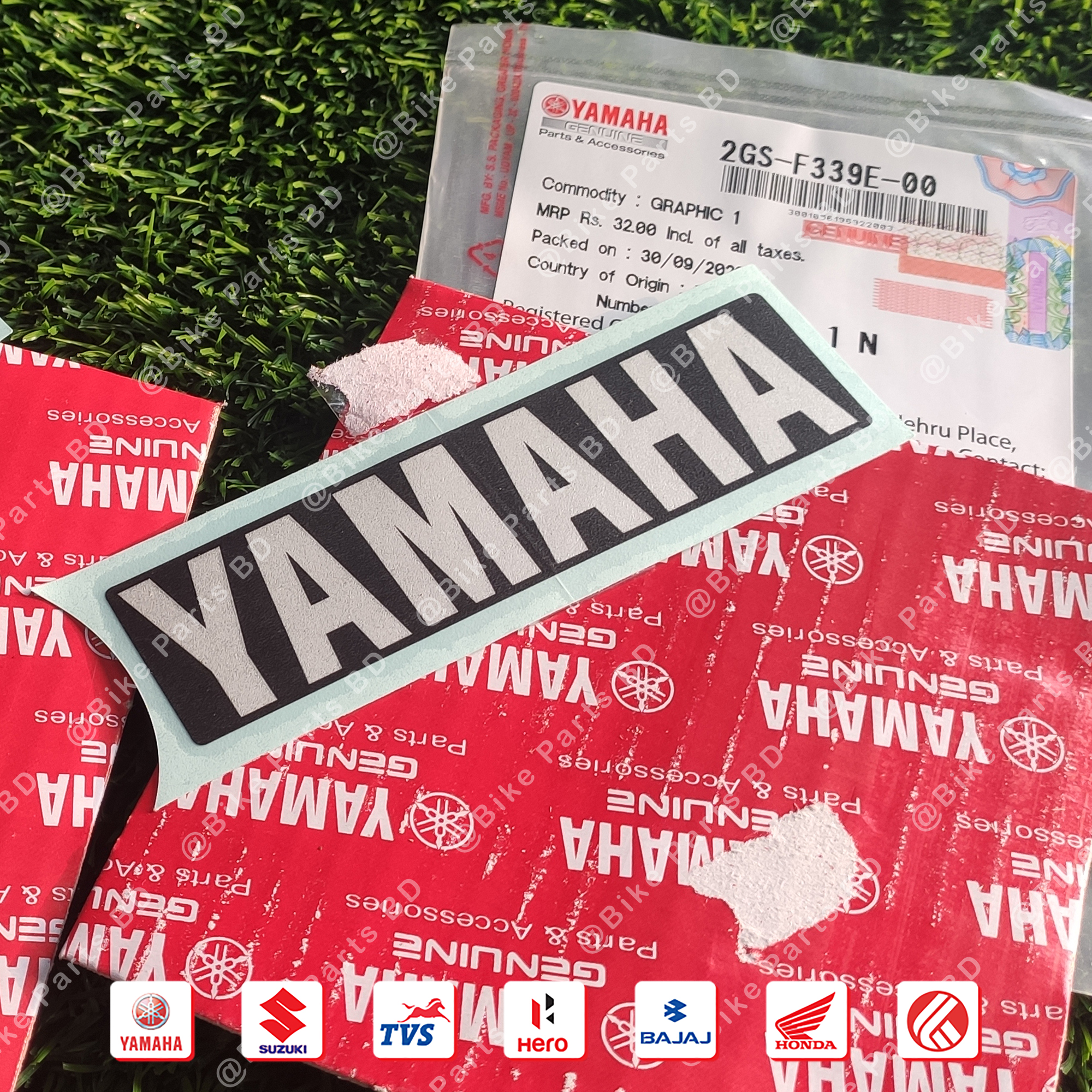 Yamaha Original Fork Sticker (2 Pcs) for Yamaha all bike. thumbnail 2