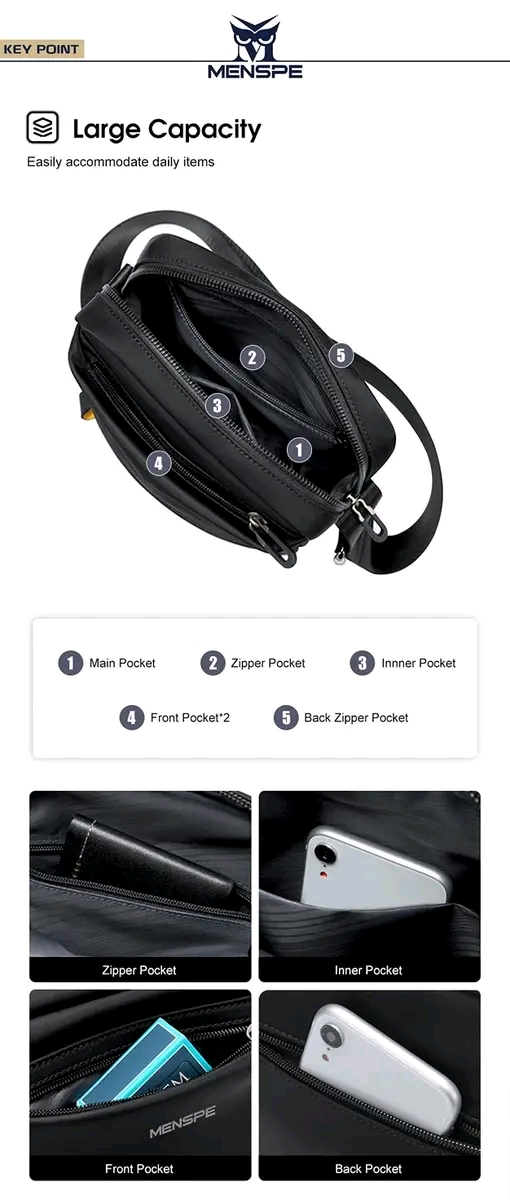 💥MENSPE Men's Shoulder Bag Casual Chest Bag_img_11