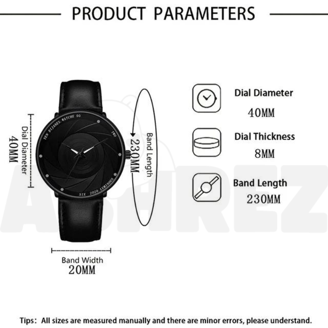 DIJANES Ultra Thin Minimalist Men's Quartz Wrist Watch_img_3