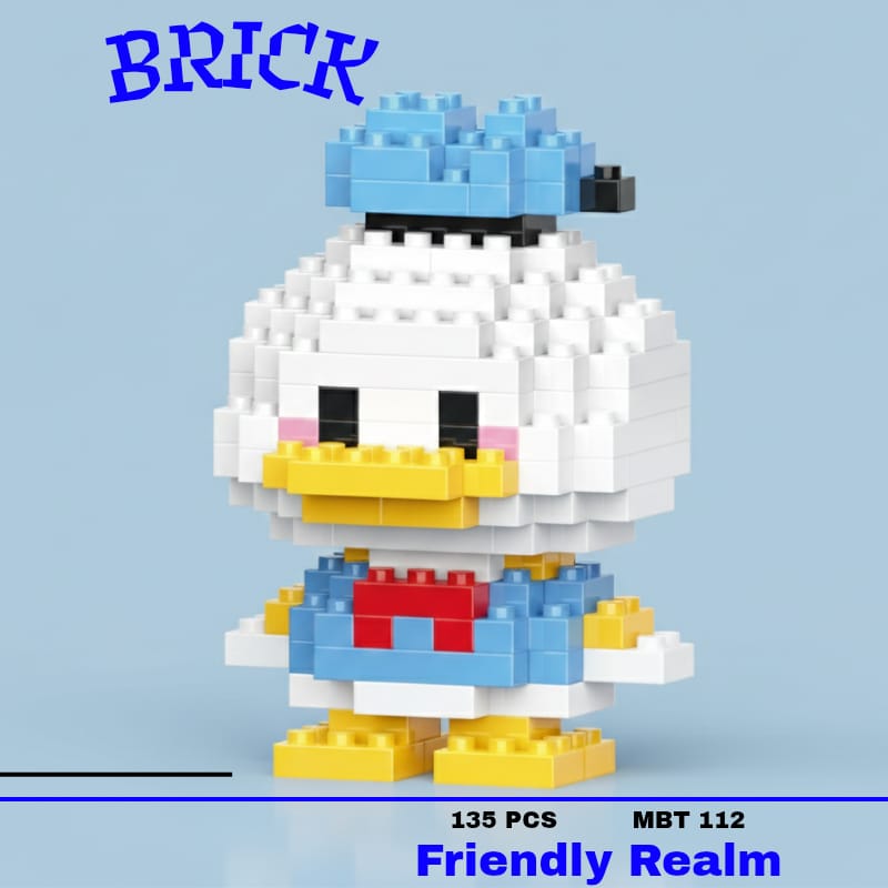 Mini Brick Cute Duck Toy – 135 PCS Building Set (MBT-112)