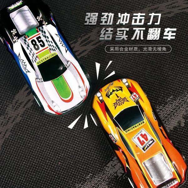Chattering Alloy Iron Car Cross-border Inertia Back Car Model_img_2