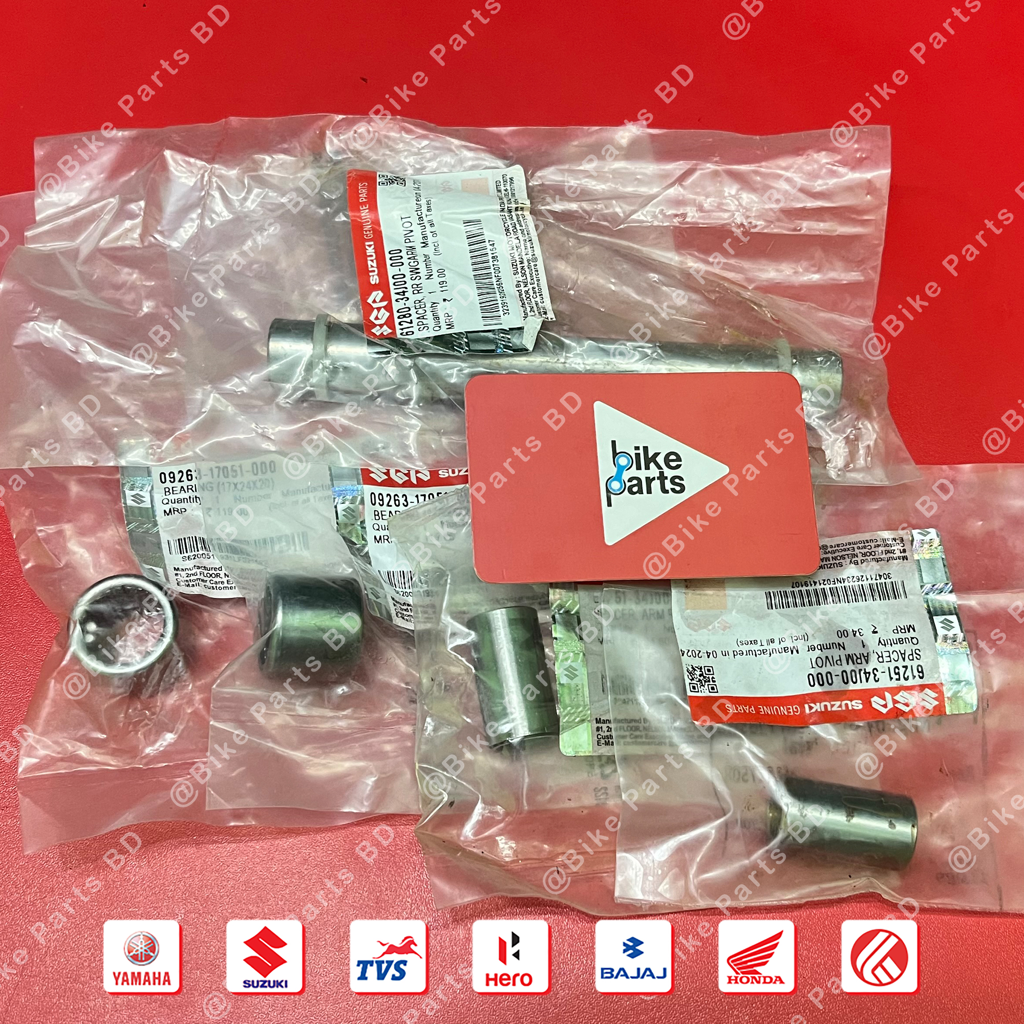 Back Chassis Bush Bearing set for Suzuki Gixxer, Gixxer SF (New Model) bike. thumbnail 2