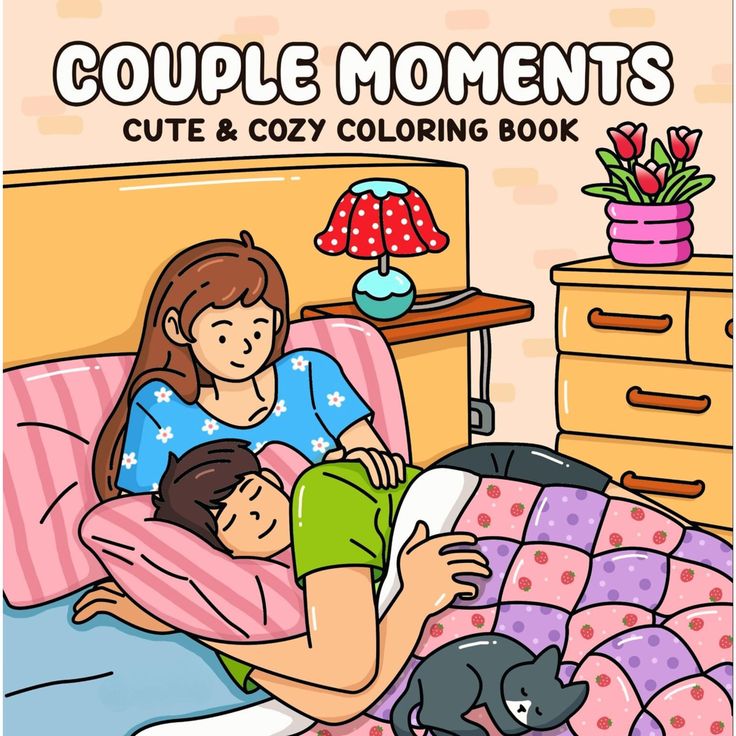 Couple Cozy Moments - Coloring Books