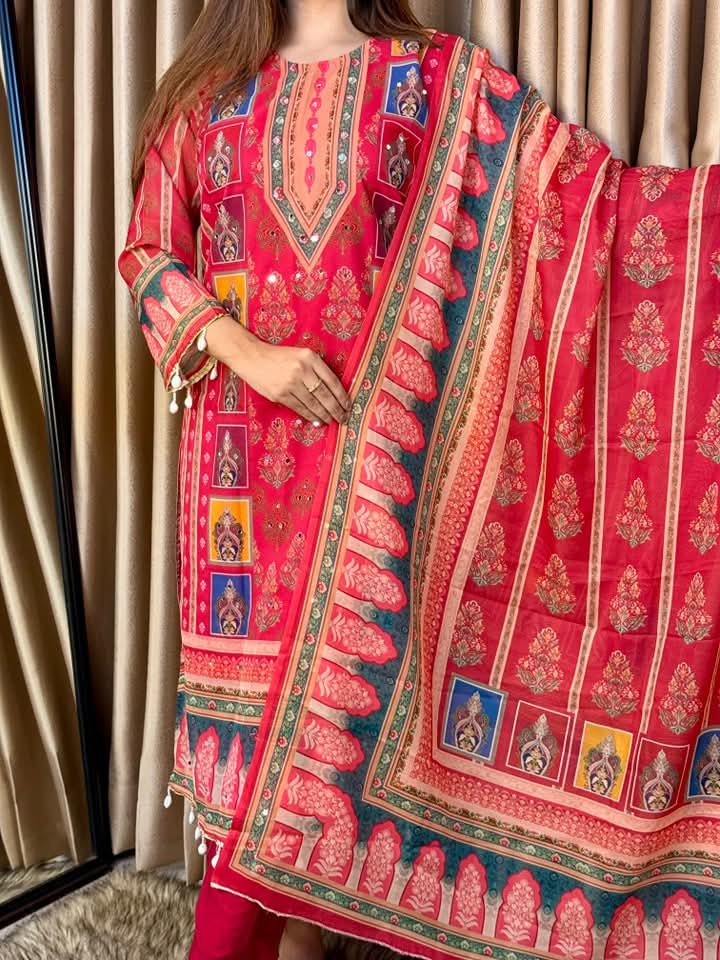 Georgette Readymade Three Piece_img_0