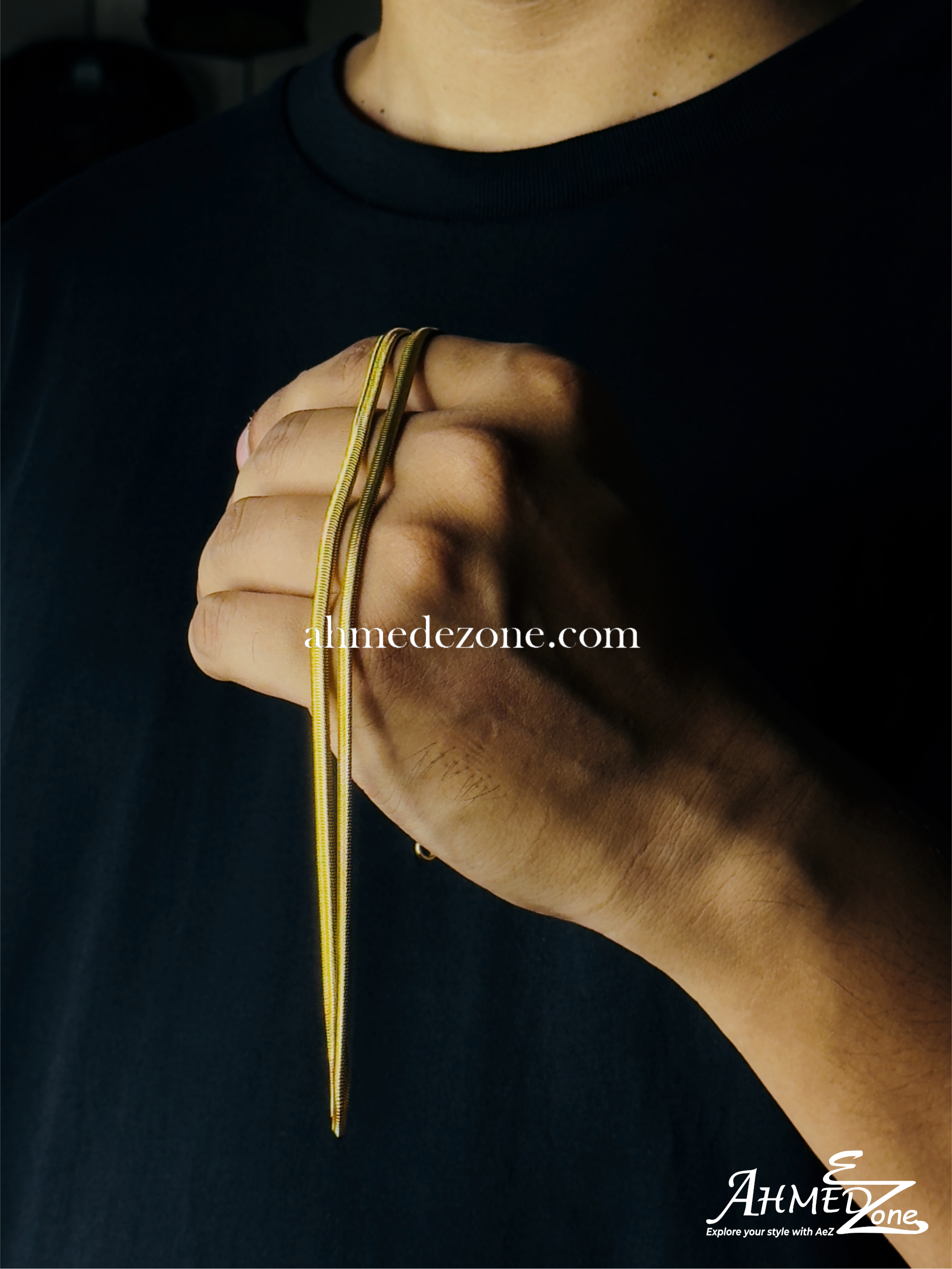 4mm Snake Neck Chain (Golden Edition)_img_2