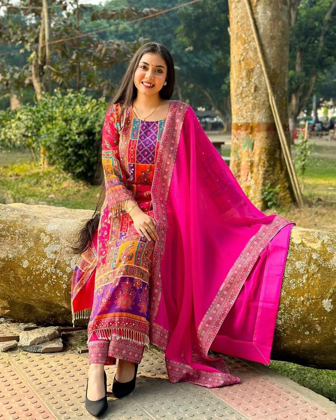 Georgette Readymade Three Piece_img_0