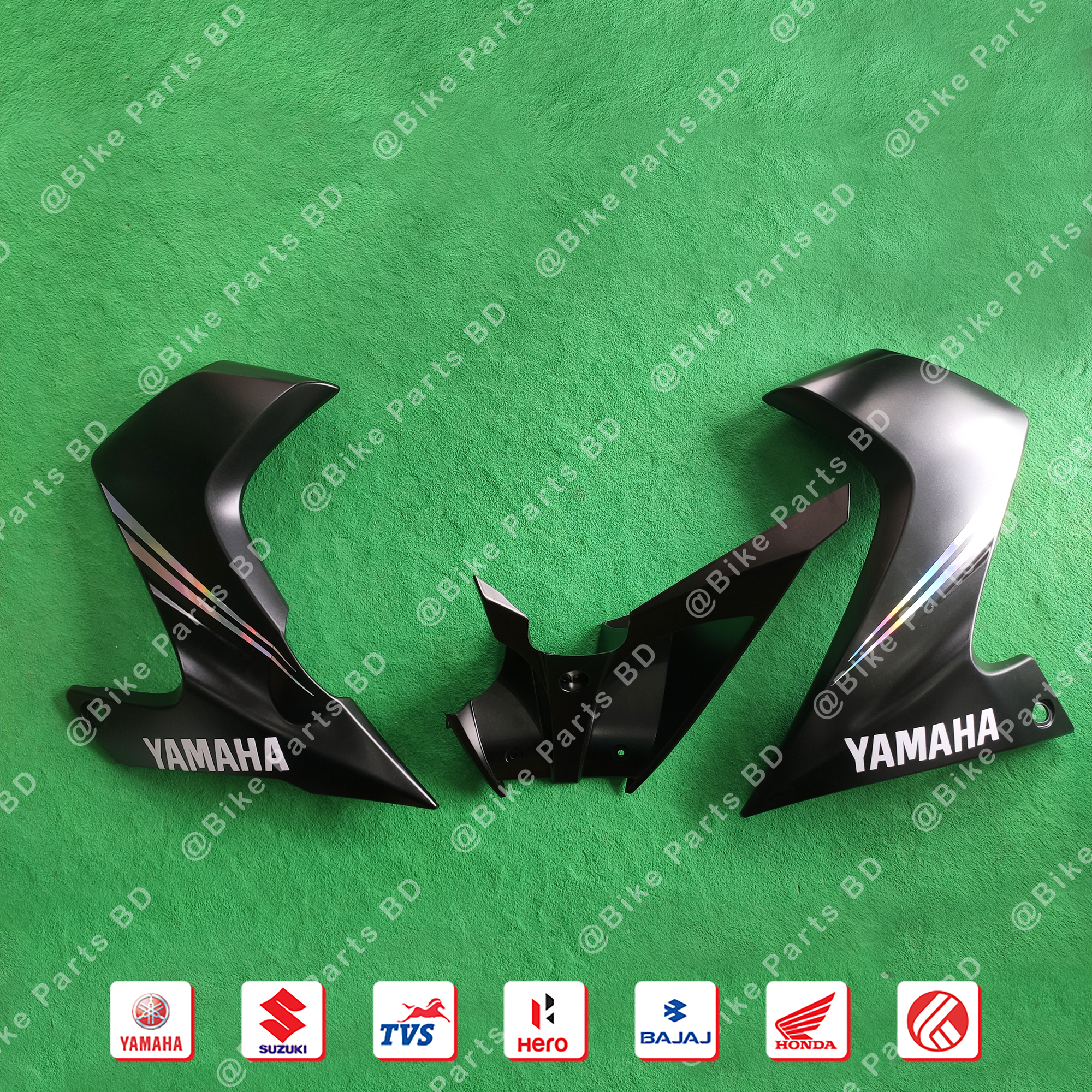 Engine Guard for Yamaha FZS V2 (Dark Night) bike. thumbnail 2