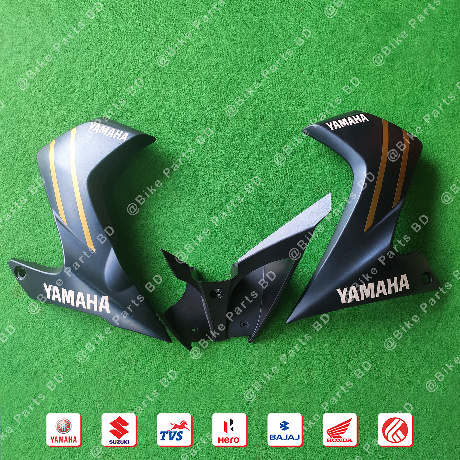 Engine Guard for Yamaha FZS V2 Armada Blue bike. thumbnail 2