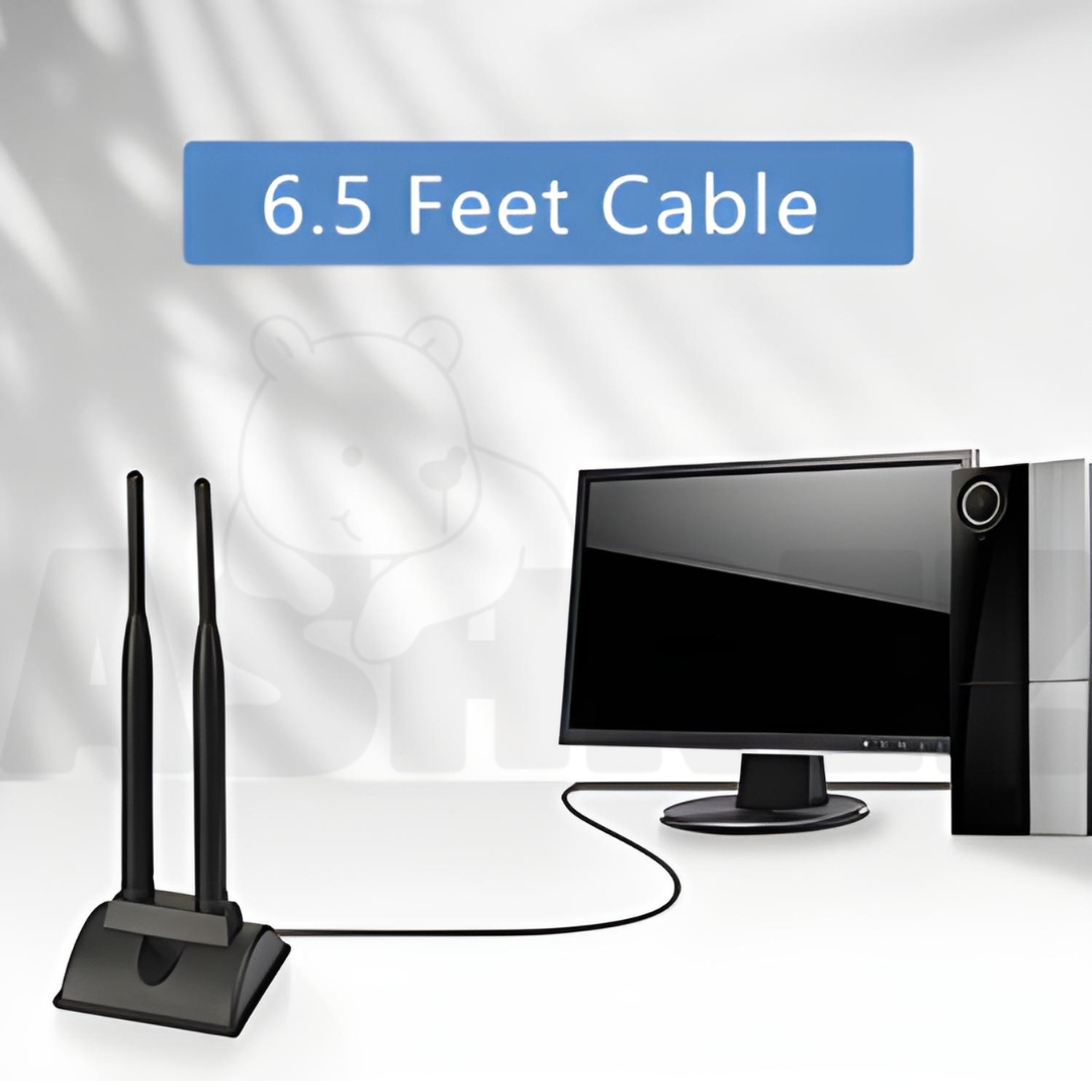 Eightwood 2.4GHz 5GHz Dual Band RP-SMA Male WiFi Antenna + IPEX MHF4 to RP-SMA Female Cable (2-Pack)_img_8