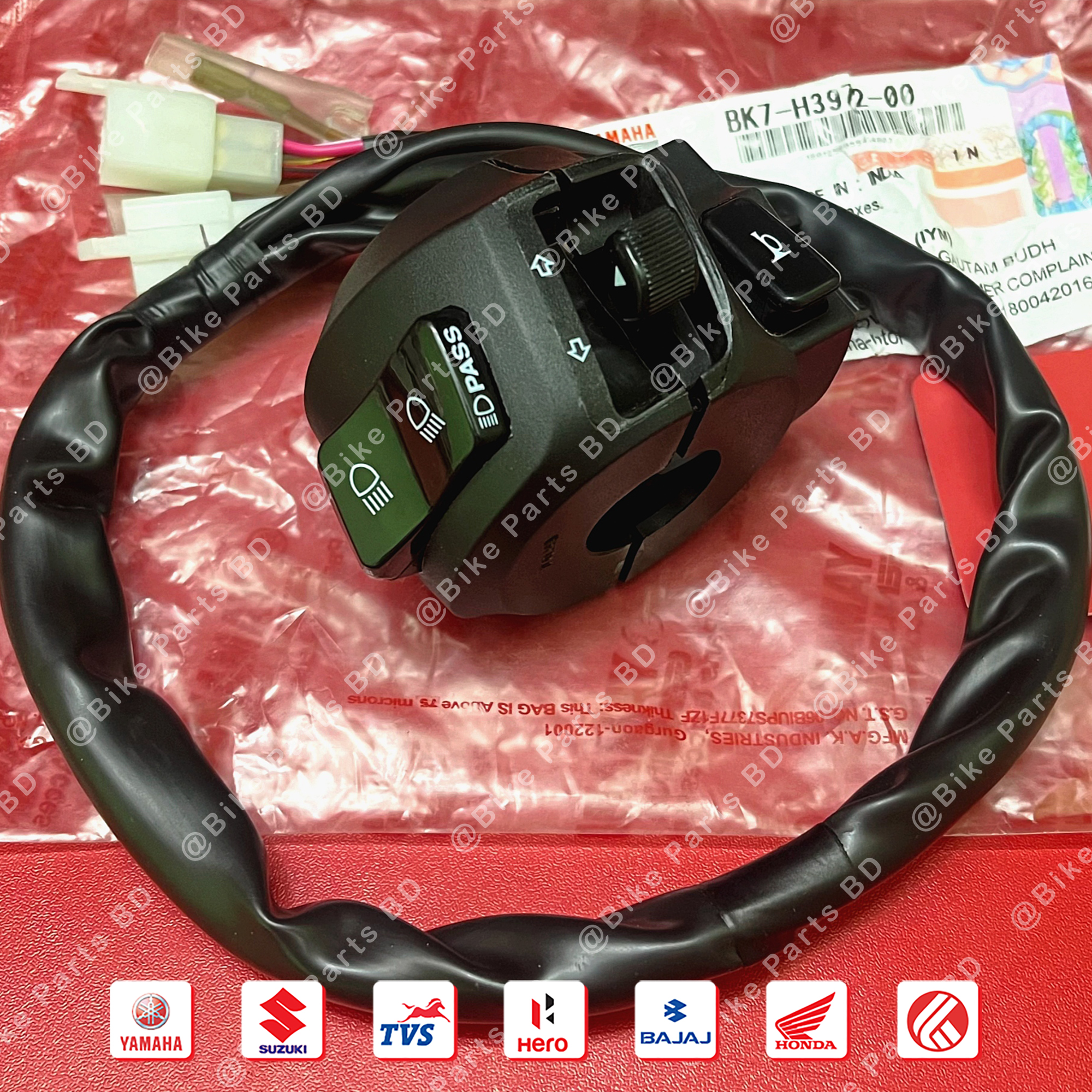 Switch Chapa (LH) For Yamaha R15 V3 Bike. thumbnail 2