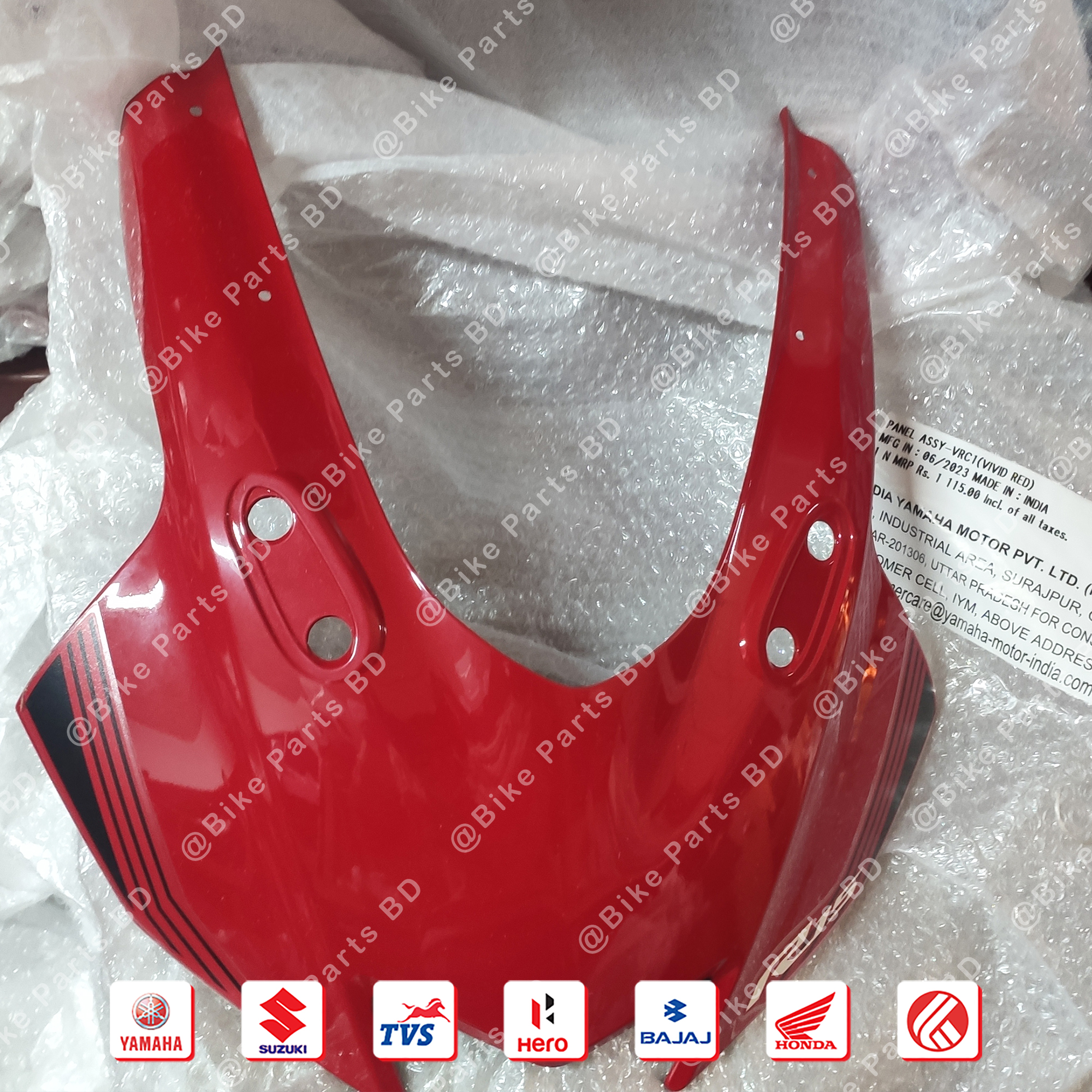 Metershed/Faring (Red) for Yamaha R15 V3 bike.