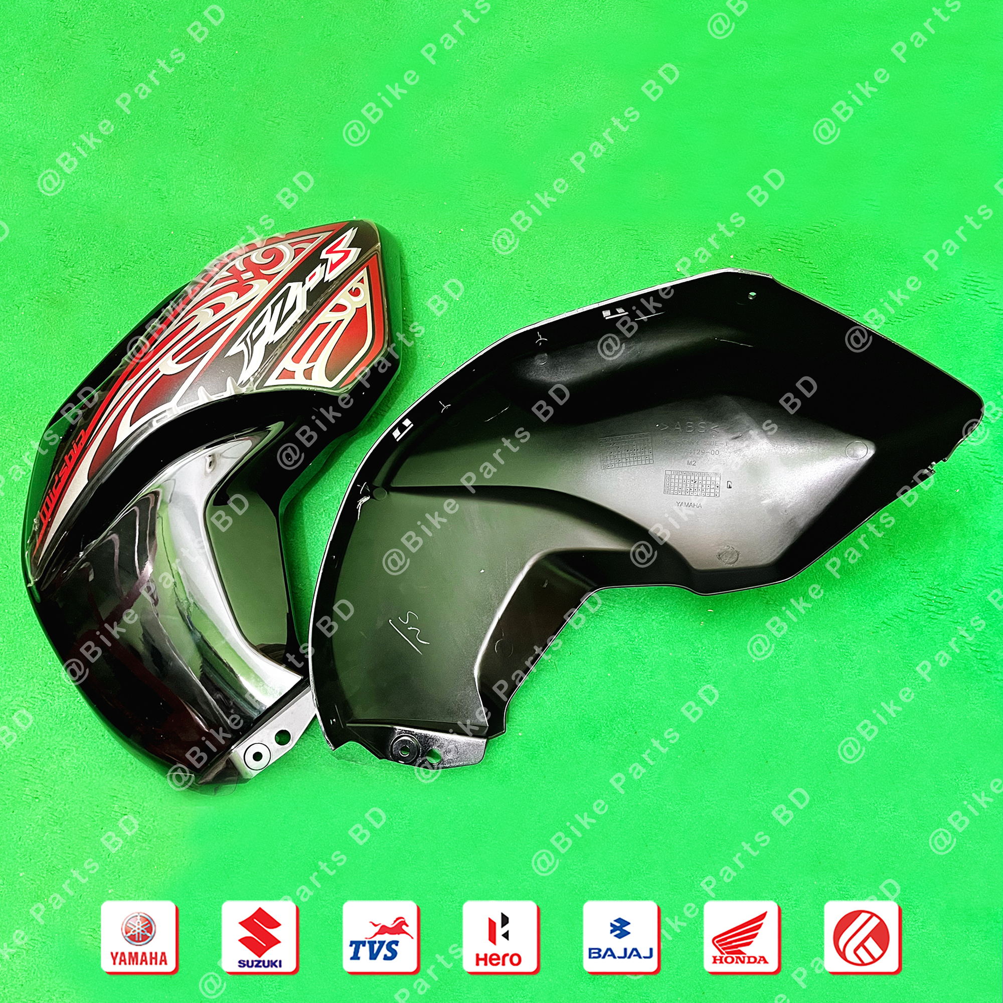 Tanky Box for Yamaha FZS V1 (Black Colour) bike. thumbnail 2