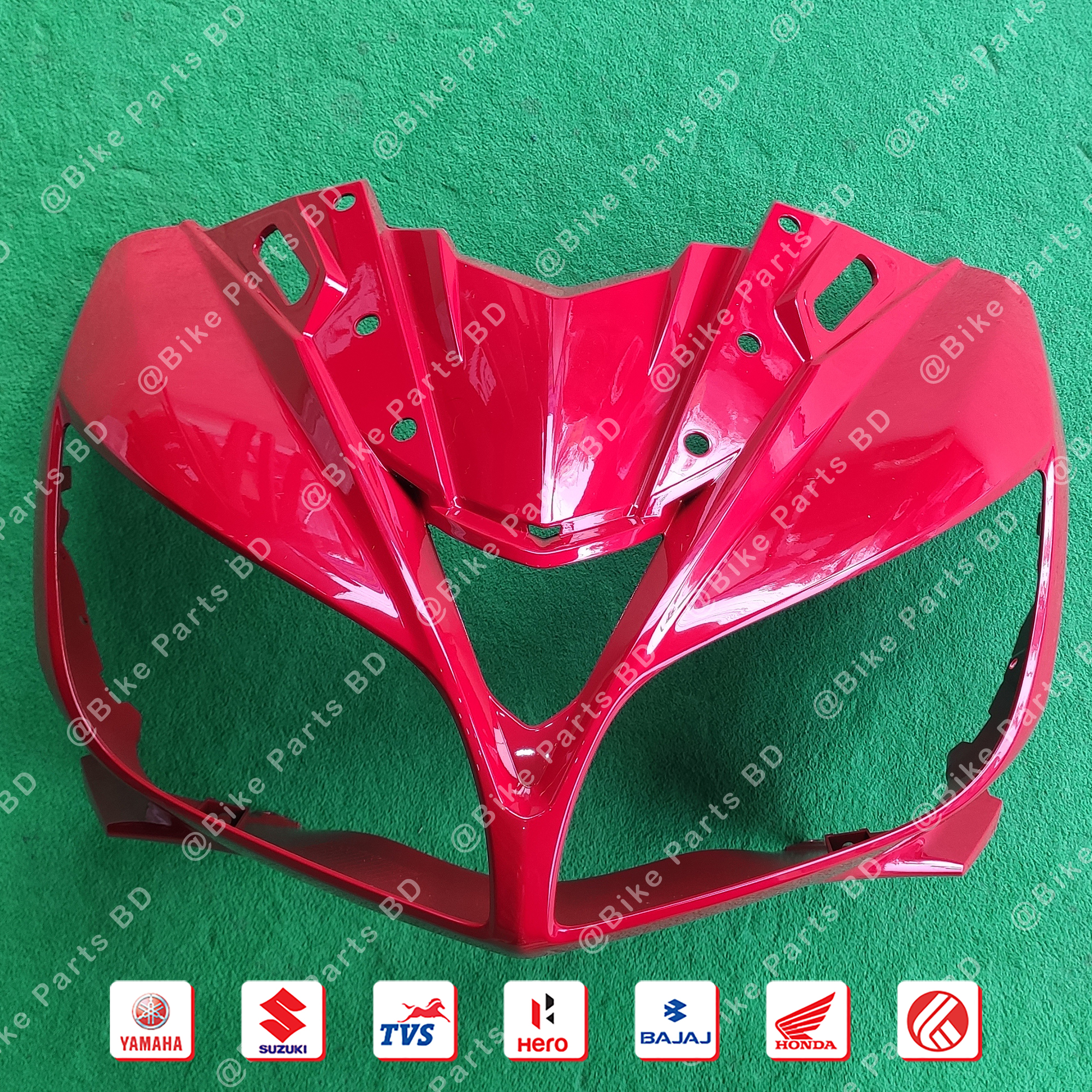 Metershed/Faring for Yamaha Fazer V1 Red Color bike.