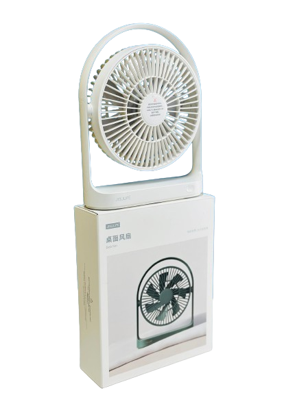 JISULIFE FA19A DC Fan, Run Directly With USB Power From Power Bank Or Solar (Without Battery)_img_0