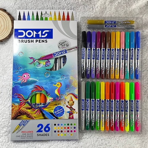 Brush Tip Art Marker - Doms - 26 Shades
